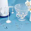 SUNNYCLUE 100Pcs 5 Styles 304 & 316 Surgical Stainless Steel Earring Hooks STAS-SC0007-56-4