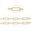 Soldered Brass Paperclip Chains CHC-D025-01G-01-1