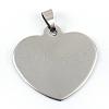 201 Stainless Steel Stamping Blank Tag Pendants STAS-R064-82-1