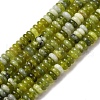 Natural Xiuyan Jade Beads Strands G-L624-H05-6x2mm-2