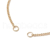 304 Stainless Steel Curb Chain Bracelet Slider Making AJEW-JB01244-01-2