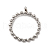 Non-Tarnish 304 Stainless Steel Pendants STAS-M311-12P-1
