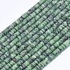 Natural Ruby in Zoisite Beads Strands G-P575-B29-6x1mm-2