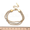 304 Stainless Steel Multi-strand Bracelets BJEW-C103-06G-5