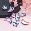 Yilisi 32Pcs 2 Styles K9 Glass Rhinestone Pendants GLAA-YS0001-03-4