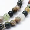 Natural Ocean Jasper Beads Strands G-P326-06-6mm-3