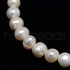 Natural Cultured Freshwater Pearl Beads Strands X1-PEAR-L001-C-05-2