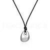 Stainless Steel Teardrop Pendant Necklaces for Women Daily Wear Fashion Jewelry HR0088-1