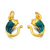 Alloy Enamel Charms ENAM-N056-051B-1