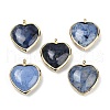 Natural Dumortierite Pendants G-K347-10G-07-1