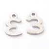 Non-Tarnish 304 Stainless Steel Charms STAS-G244-01E-2