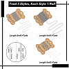 Unicraftale 3 Styles 304 Stainless Steel Curb Chains CHS-UN0001-24-3