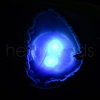 Dyed & Heatsd Natural Agate Slice USB Night Light Decoration G-Q170-10E-2
