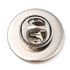 Non-Tarnish 304 Stainless Steel Brooch Findings STAS-R123-17C-P-3