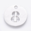 Non-Tarnish 304 Stainless Steel Pendants X-STAS-F233-08-P-2