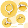 CREATCABIN 25Pairs Brass Huggie Hoop Earring Findings KK-CN0001-84-3
