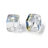 Two Tone Transparent Glass Beads X1-GLAA-NH0001-03G-2