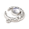 Rack Plating Alloy Rhinestone Pendants ALRT-K047-01P-3