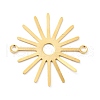 Brass Connector Charms KK-H435-10G-2