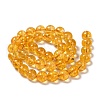 Natural Citrine Beads Strands G-E326-10mm-01-2