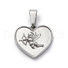 304 Stainless Steel Charms STAS-U043-18P-1