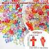 SOFPLATE 1000Pcs Transparent Acrylic Pendants MACR-SP0001-11-2