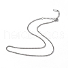 Non-Tarnish 304 Stainless Steel Curb Chain Necklace for Men Women NJEW-K245-015A-1