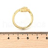 Brass Cuff Rings for Women RJEW-F184-08I-G-5