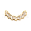 Brass with Cubic Zirconia Pendants X-KK-Z032-01F-G-1