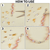 SOFPLATE 1200Pcs 4 Style Iron Folding Crimp Ends IFIN-SP0001-07-6