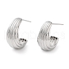 Brass Studs Earrings EJEW-K276-02P-1