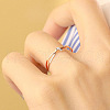 925 Sterling Silver Criss Cross Finger Rings FS-WGE9494-02-3