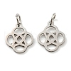 Non-Tarnish 304 Stainless Steel Charms STAS-H184-16P-1