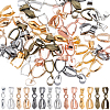 SOFPLATE 70Pcs 7 Colors Alloy Ice Pick Pinch Bails for Pendant Making FIND-SP0002-03-1