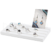 4-Slot Gesso Ring Display Trays RDIS-WH0018-07-1