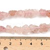 Raw Rough Natural Strawberry Quartz Beads Strands G-M453-C07-5