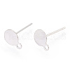 925 Sterling Silver Stud Earring Settings STER-T005-02A-4