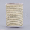 Round Waxed Polyester Cord YC-G006-01-1.0mm-16-1