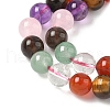 Natural Mixed Gemstone Beads Strands G-P574-A02-6mm-4