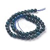 Natural Apatite Beads Strands G-F627-07-C-2