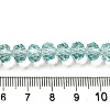 Transparent Baking Paint Glass Beads Strands X1-DGLA-A034-T8mm-D01-4