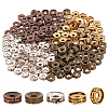   200Pcs 4 Colors Tibetan Style Spacer Beads TIBEP-PH0001-73-1