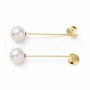 Brass Lapel Pin Base Settings KK-FS0001-21G-1