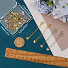 CREATCABIN 20Pcs 2 Colors Long-Lasting Plated Brass Curb Chain Extender KK-CN0003-16-3