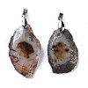 Natural Agate Big Pendants G-H231-18-2