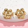 304 Stainless Steel Stud Earrings EJEW-V016-02G-02-1