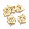 Brass Links connectors X-KK-O122-06MG-1