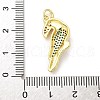 Brass Micro Pave Cubic Zirconia Pendants KK-S511-32G-01-3