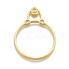 Alloy Open Back Bezel Pendants PALLOY-P182-01G-1