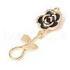 Brass Enamel Pendants KK-A253-01G-01-2